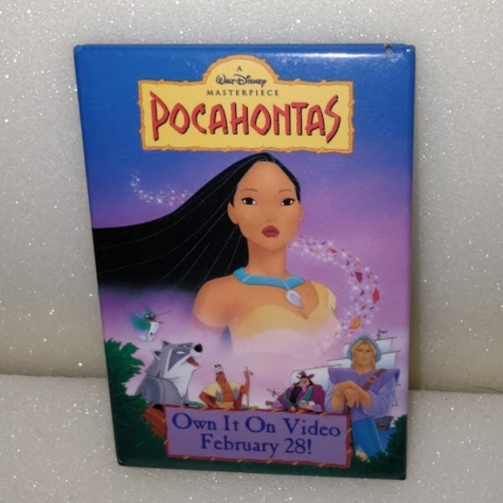 Pocahontas promotional button